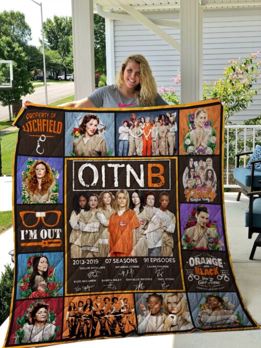 Buy Orange Is The New Black Quilt Blanket & Quilt Bedding Set