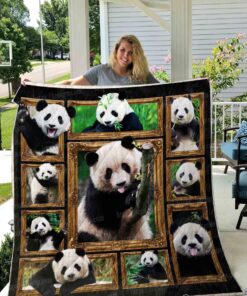 Buy Panda Quilt Blanket & Quilt Bedding Set Great Customized Gifts For Birthday Christmas Thanksgiving Perfect Gifts For Panda Lover