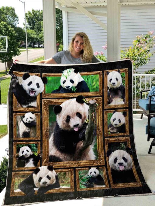 Buy Panda Quilt Blanket & Quilt Bedding Set Great Customized Gifts For Birthday Christmas Thanksgiving Perfect Gifts For Panda Lover