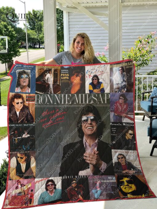 Buy Ronnie Milsap Albums Quilt Blanket & Quilt Bedding Set For Fans Ver 17