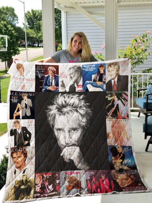 Buy Rod Stewart Albums Quilt Blanket & Quilt Bedding Set For Fans