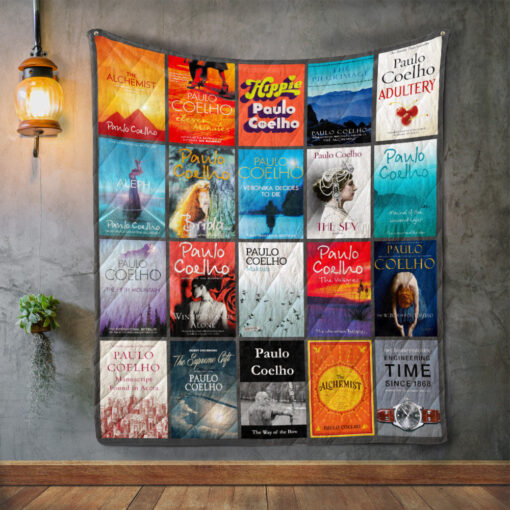 Buy Paulo Coelho Books Quilt Blanket & Quilt Bedding Set