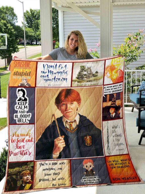 Buy Ron Weasley Quilt Blanket & Quilt Bedding Set 01