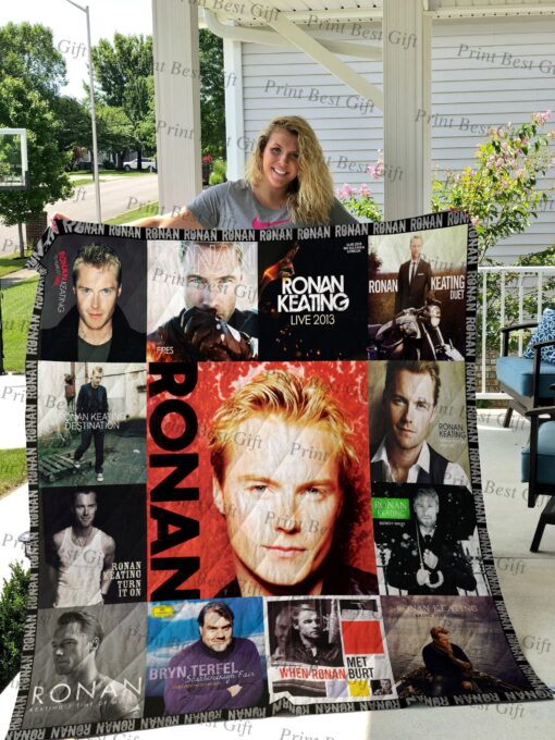 Buy Ronan Keating Albums Cover Poster Quilt Blanket & Quilt Bedding Set Great Customized Blanket Gifts For Birthday Christmas Thanksgiving