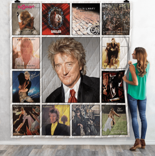 Buy Rod Stewart Quilt Blanket & Quilt Bedding Set For Fans 02