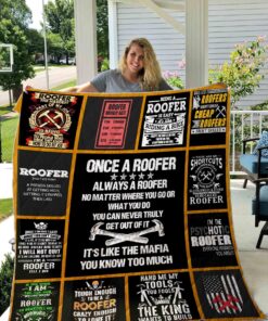 Buy Roofer No Matter Where You Go Quilt Blanket & Quilt Bedding Set Great Customized Gifts For Birthday Christmas Thanksgiving Perfect Gifts For Roofer Lover