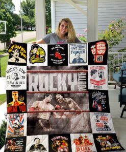 Buy Rocky Balboa Quilt Blanket & Quilt Bedding Set For Fans Ver 17-1