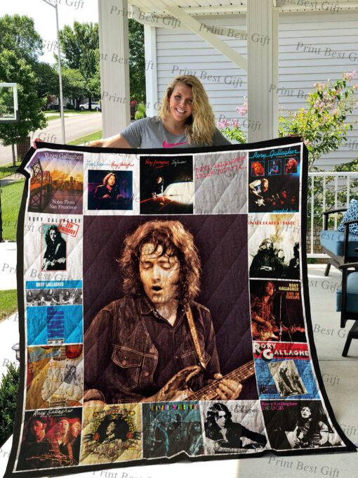 Buy Rory Gallagher Albums Cover Poster Quilt Blanket & Quilt Bedding Set