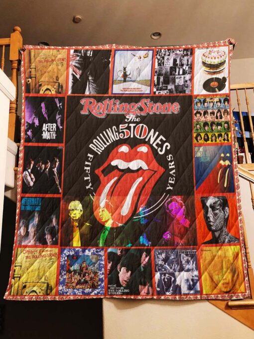 Buy Rolling Stone 50Th Anniversary Quilt Blanket & Quilt Bedding Set