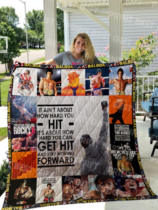 Buy Rocky Poster Quilt Blanket & Quilt Bedding Set