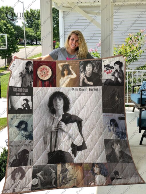 Buy Patti Smith Albums Quilt Blanket & Quilt Bedding Set For Fans Ver 17