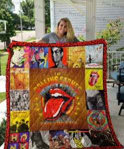 Buy Rolling Stones Albums Cover Poster Quilt Blanket & Quilt Bedding Set