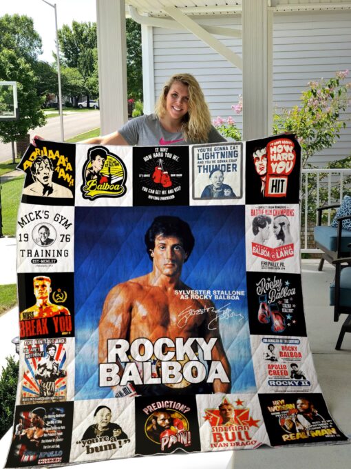 Buy Rocky Balboa Quilt Blanket & Quilt Bedding Set For Fans Ver 17-2