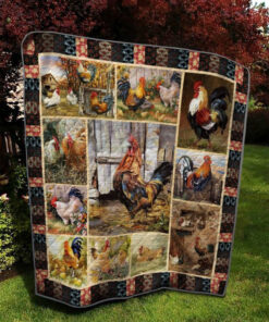 Buy Rooster Pictures Quilt Blanket & Quilt Bedding Set Great Customized Gifts For Birthday Christmas Thanksgiving Perfect Gifts For Chicken Lover