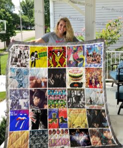 Buy Rolling Stone Albums Cover Poster Quilt Blanket & Quilt Bedding Set Ver 4