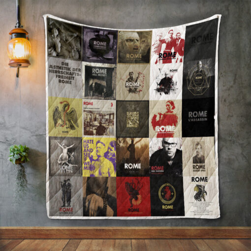 Buy Rome Album Covers Quilt Blanket & Quilt Bedding Set