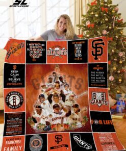 Buy San Francisco Giants Christmas Tree Quilt Blanket & Quilt Bedding Set Great Customized Blanket Gifts For Birthday Christmas Thanksgiving