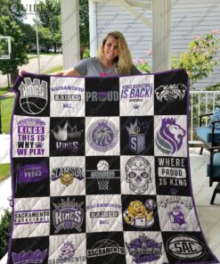 Buy Sacramento Kings Quilt Blanket & Quilt Bedding Set Ver 25