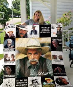 Buy Sam Elliott Quilt Blanket & Quilt Bedding Set For Fans Ver 17-1