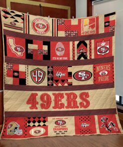 Buy San Francisco 49Ers Niners Pride Quilt Blanket & Quilt Bedding Set Great Customized Blanket Gifts For Birthday Christmas Thanksgiving