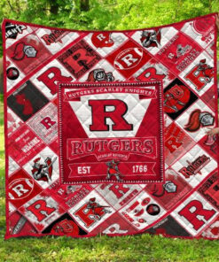 Buy Rutgers Scarlet Knights Rsk Quilt Blanket & Quilt Bedding Set