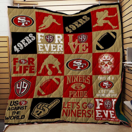 Buy San Francisco 49Ers Forever Not Just When We Win Quilt Blanket & Quilt Bedding Set Great Customized Blanket Gifts For Birthday Christmas Thanksgiving