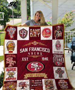 Buy San Francisco 49Ers It'S In My Dna Quilt Blanket & Quilt Bedding Set Great Customized Blanket Gifts For Birthday Christmas Thanksgiving