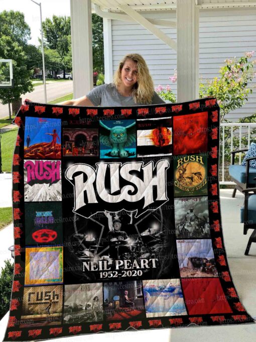 Buy Rush Neil Peart Plus Size Quilt Blanket & Quilt Bedding Set 01