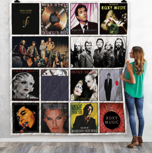 Buy Roxy Music Compilations Albums Quilt Blanket & Quilt Bedding Set