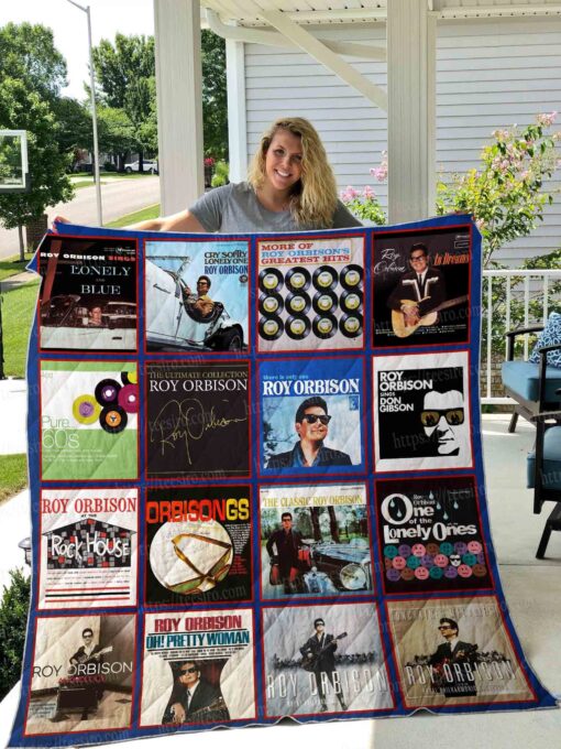 Buy Roy Orbison Albums Quilt Blanket & Quilt Bedding Set Great Customized Blanket Gifts For Birthday Christmas Thanksgiving