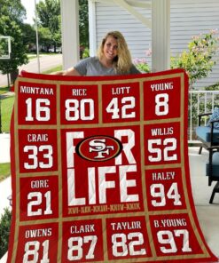 Buy San Francisco 49Ers For Life Quilt Blanket & Quilt Bedding Set Great Customized Blanket Gifts For Birthday Christmas Thanksgiving