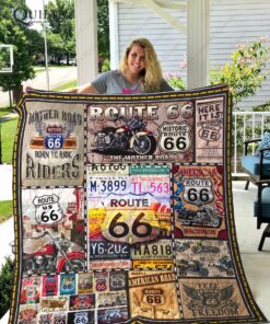 Buy Route 66 The Mother Road Quilt Blanket & Quilt Bedding Set Great Customized Blanket Gifts For Birthday Christmas Thanksgiving