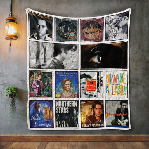 Buy Rufus Wainwright Album Covers Quilt Blanket & Quilt Bedding Set