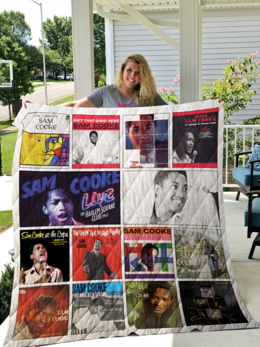 Buy Sam Cooke Albums Quilt Blanket & Quilt Bedding Set 02