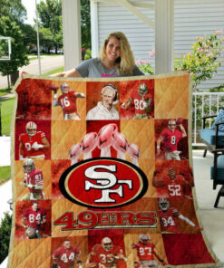 Buy San Francisco 49Ers Quilt Blanket & Quilt Bedding Set 01