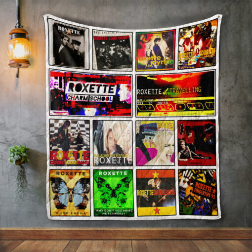 Buy Roxette Album Covers Quilt Blanket & Quilt Bedding Set