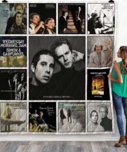 Buy Simon And Garfunkel Albums Quilt Blanket & Quilt Bedding Set 02