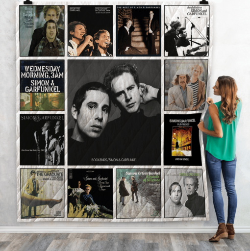 Buy Simon And Garfunkel Albums Quilt Blanket & Quilt Bedding Set 02