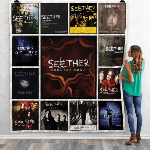 Buy Seether Albums Quilt Blanket & Quilt Bedding Set For Fans Ver 13