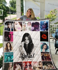 Buy Selena Gomez Albums Cover Poster Quilt Blanket & Quilt Bedding Set Ver 2