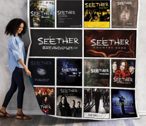 Buy Seether Albums Quilt Blanket & Quilt Bedding Set For Fans Ver 14