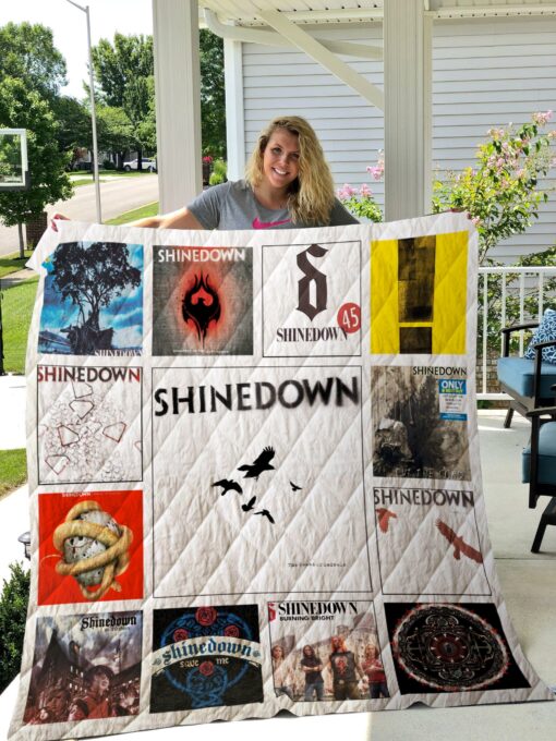 Buy Shinedown Albums Quilt Blanket & Quilt Bedding Set 01