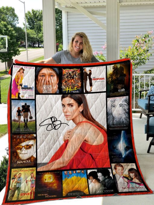 Buy Sandra Bullock Quilt Blanket & Quilt Bedding Set 01