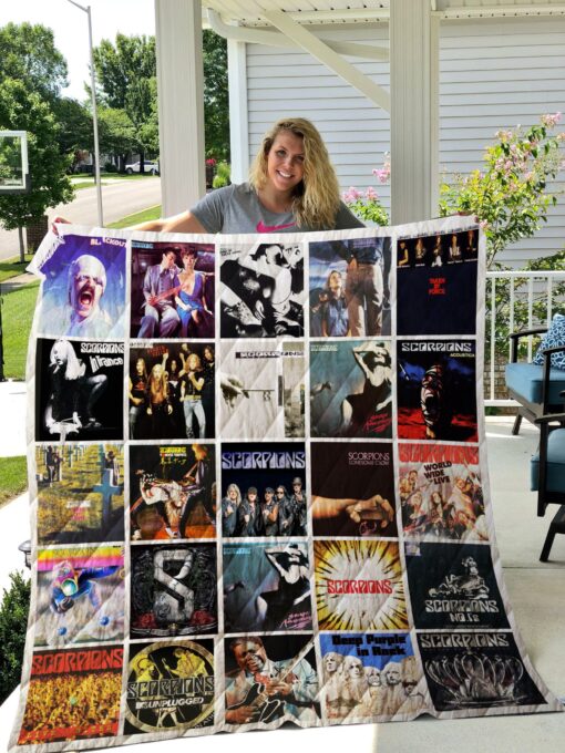 Buy Scorpions Albums Quilt Blanket & Quilt Bedding Set Ver 25