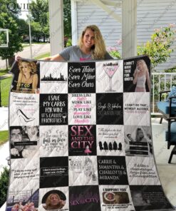 Buy Sex And The City T-Shirt Quilt Blanket & Quilt Bedding Set