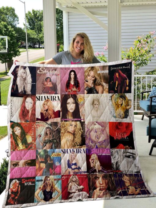 Buy Shakira Albums Quilt Blanket & Quilt Bedding Set