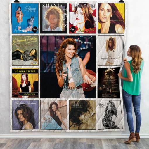 Buy Shania Twain Albums Quilt Blanket & Quilt Bedding Set 02