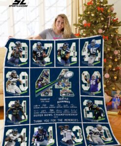 Buy Seattle Seahawks Quilt Blanket & Quilt Bedding Set Ver 17