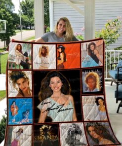 Buy Shania Twain Quilt Blanket & Quilt Bedding Set 01