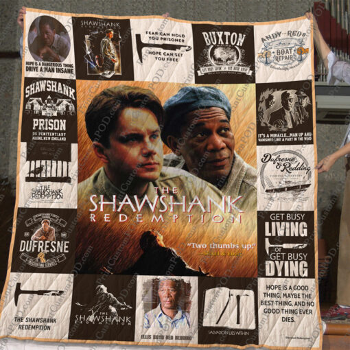 Buy Shawshank Redemption T-Shirt Quilt Blanket & Quilt Bedding Set